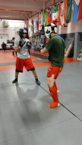 sparring