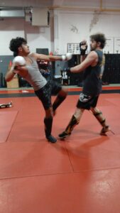 kickboxing sparring class
